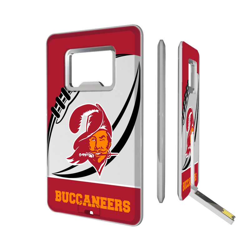 Tampa Bay Buccaneers Passtime Credit Card USB Drive with Bottle Opener 32GB