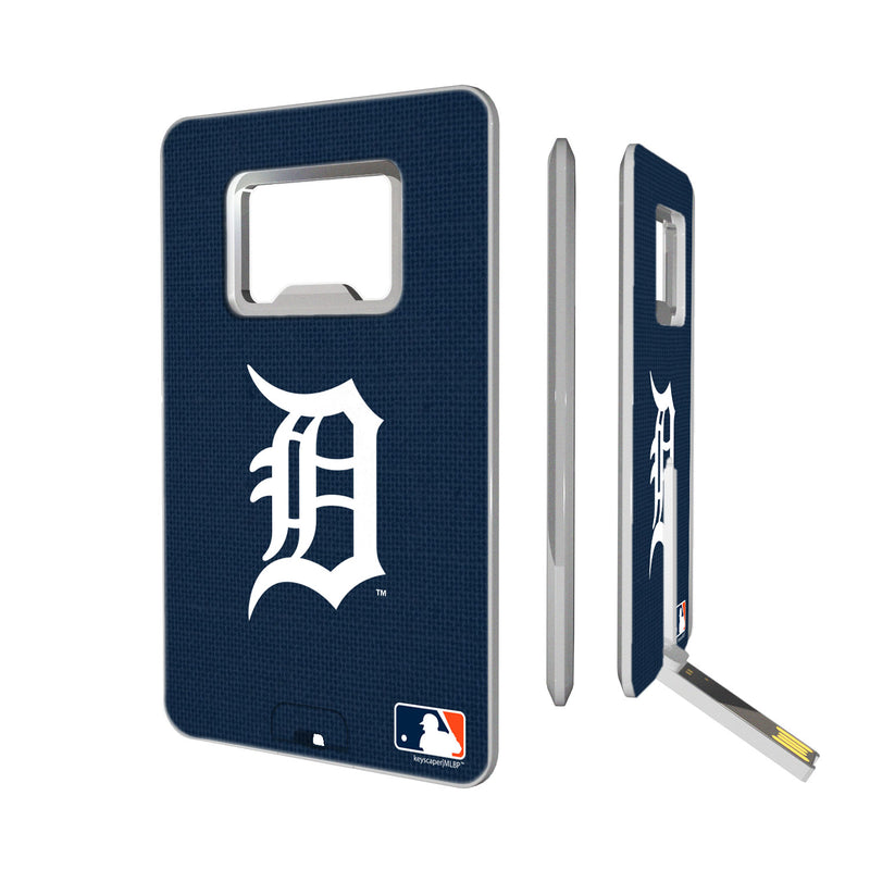Detroit Tigers Tigers Solid Credit Card USB Drive with Bottle Opener 16GB