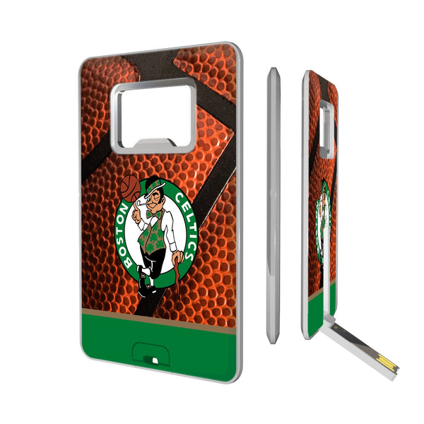 Boston Celtics Basketball Credit Card USB Drive with Bottle Opener 32GB