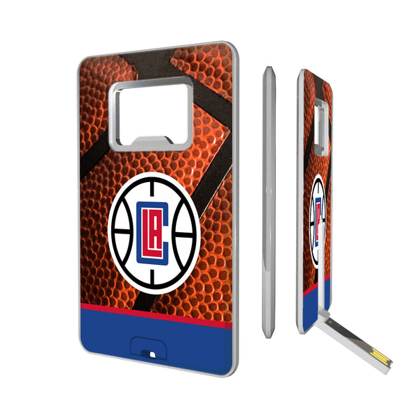 Los Angeles Clippers Basketball Credit Card USB Drive with Bottle Opener 32GB