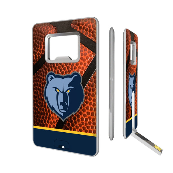 Memphis Grizzlies Basketball Credit Card USB Drive with Bottle Opener 32GB