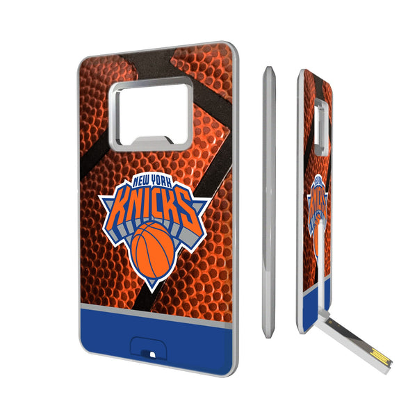 New York Knicks Basketball Credit Card USB Drive with Bottle Opener 32GB