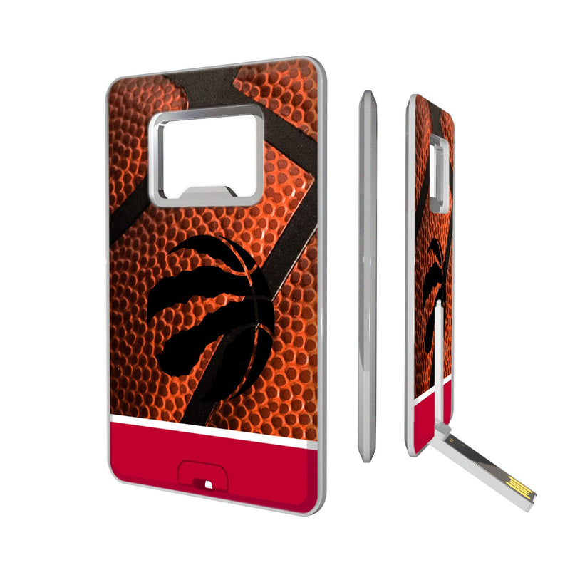 Toronto Raptors Basketball Credit Card USB Drive with Bottle Opener 32GB