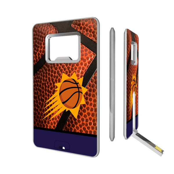Phoenix Suns Basketball Credit Card USB Drive with Bottle Opener 32GB