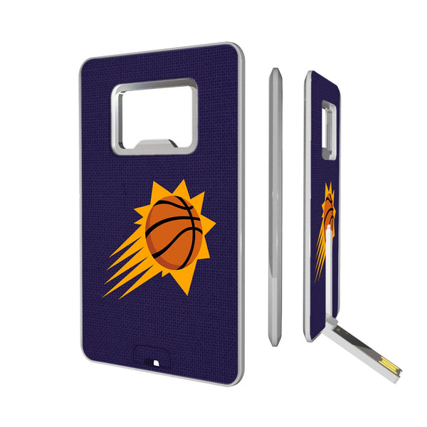 Phoenix Suns Solid Credit Card USB Drive with Bottle Opener 32GB