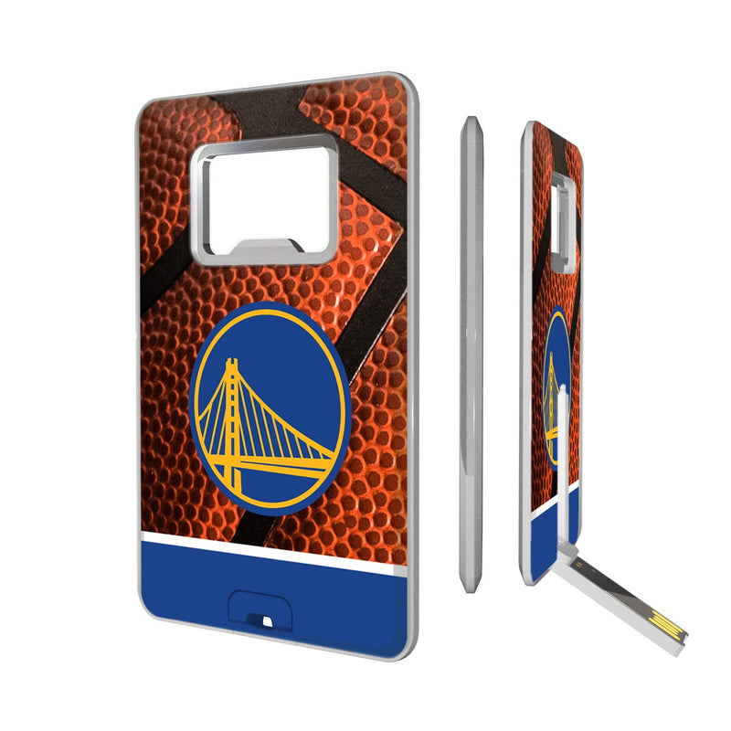 Golden State Warriors Basketball Credit Card USB Drive with Bottle Opener 32GB