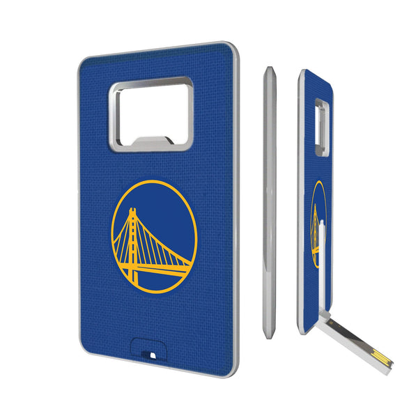 Golden State Warriors Solid Credit Card USB Drive with Bottle Opener 32GB