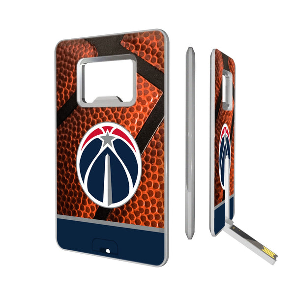Washington Wizards Basketball Credit Card USB Drive with Bottle Opener 32GB