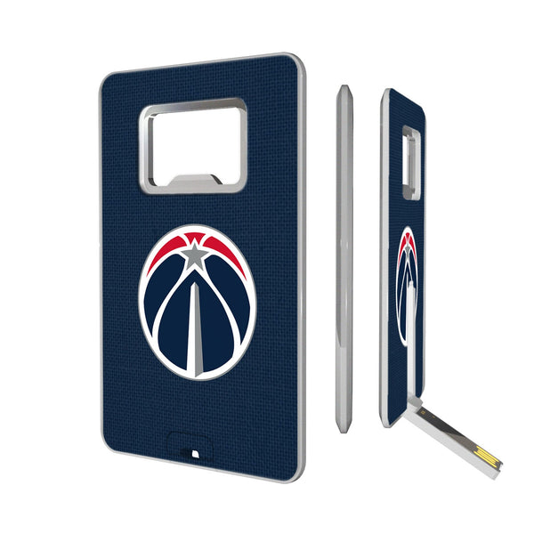 Washington Wizards Solid Credit Card USB Drive with Bottle Opener 32GB