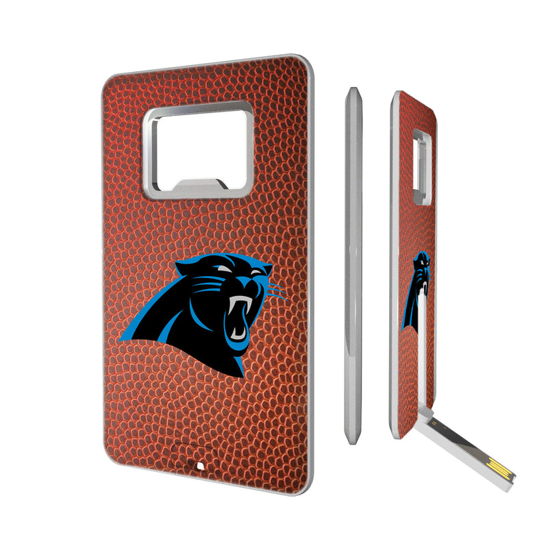 Carolina Panthers Football Credit Card USB Drive with Bottle Opener 16GB