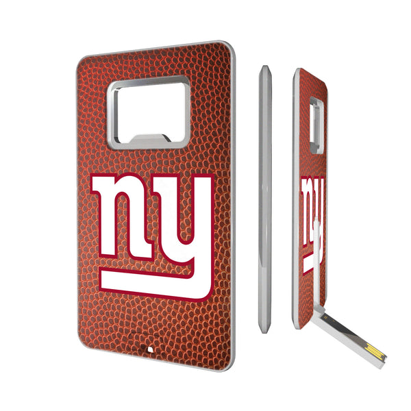 New York NY Giants Football Credit Card USB Drive with Bottle Opener 16GB