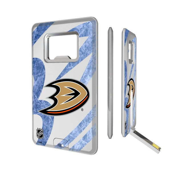 Anaheim Ducks Ice Tilt Credit Card USB Drive with Bottle Opener 32GB