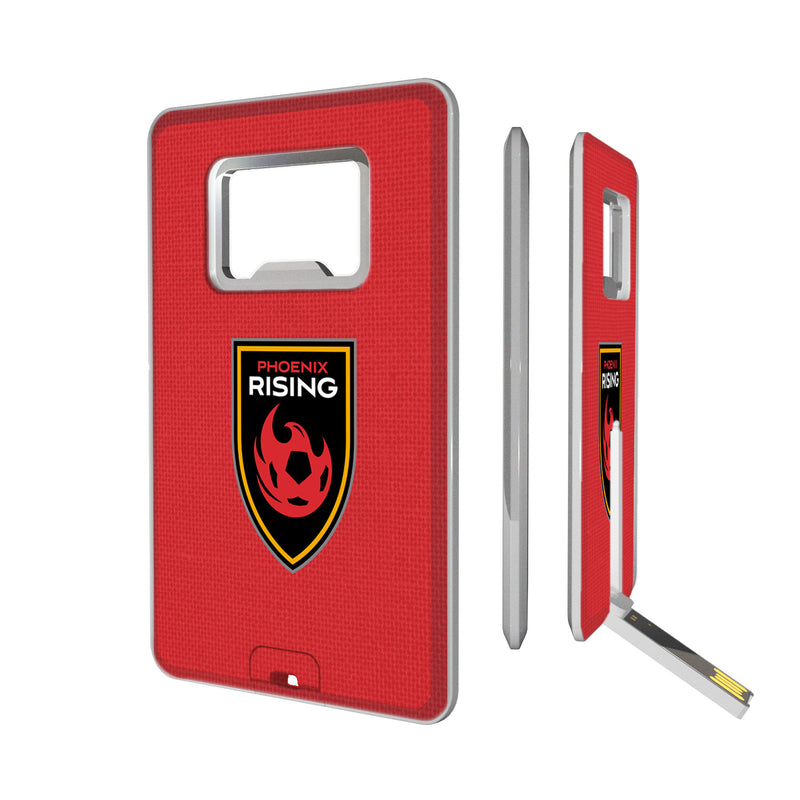 Phoenix Rising FC  Solid Credit Card USB Drive with Bottle Opener 32GB