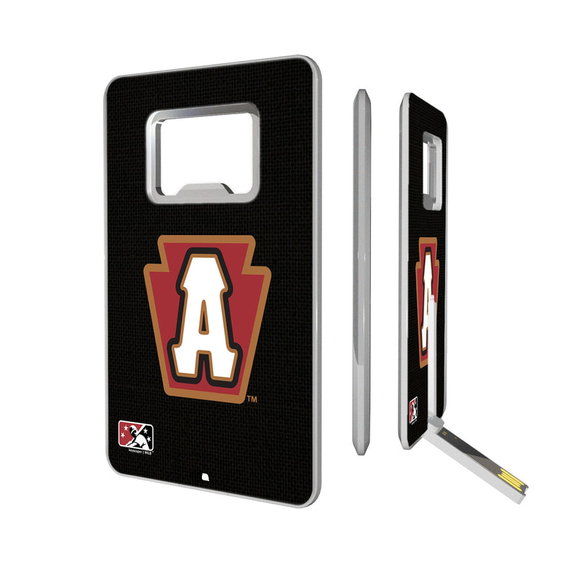 Altoona Curve Solid Credit Card USB Drive with Bottle Opener 16GB