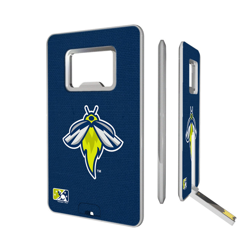 Columbia Fireflies Solid Credit Card USB Drive with Bottle Opener 16GB