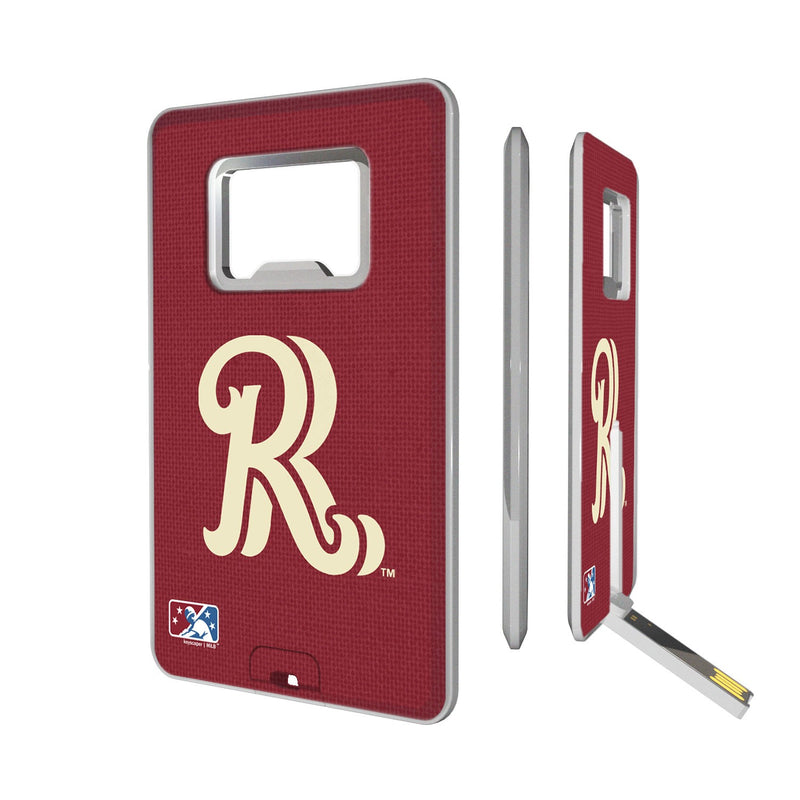 Frisco RoughRiders Solid Credit Card USB Drive with Bottle Opener 16GB