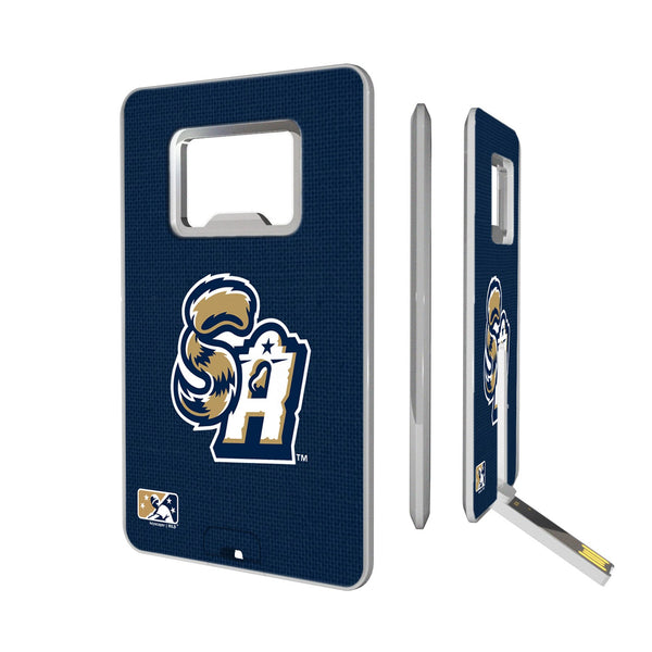 San Antonio Missions Solid Credit Card USB Drive with Bottle Opener 16GB