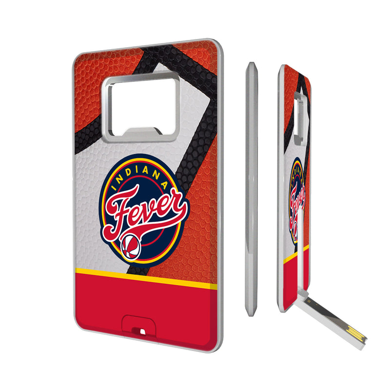 Indiana Fever Basketball Credit Card USB Drive with Bottle Opener 32GB