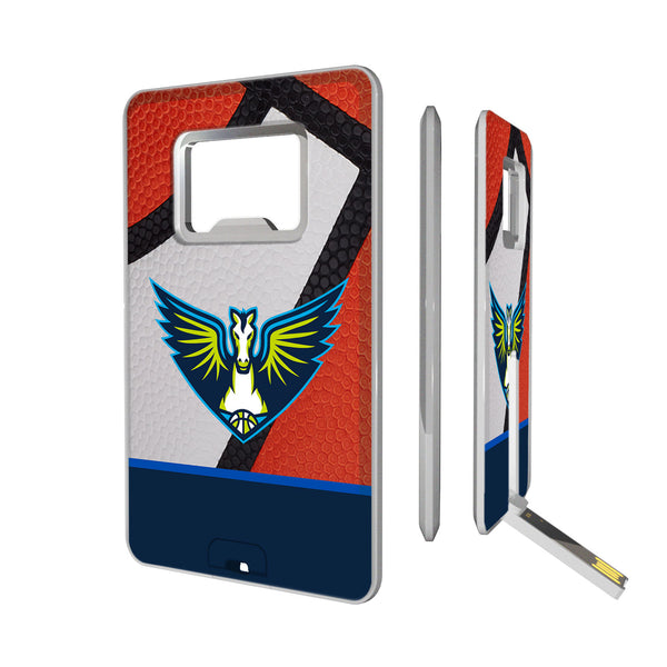 Dallas Wings Basketball Credit Card USB Drive with Bottle Opener 32GB