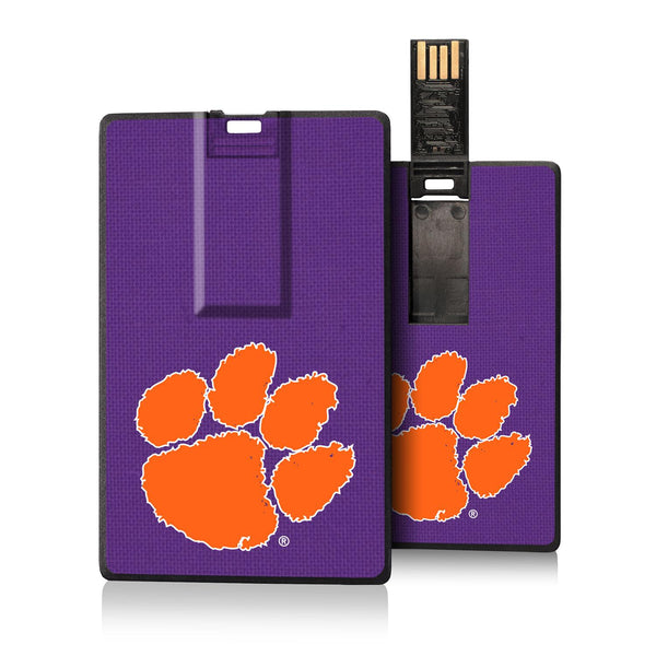 Clemson Tigers Solid Credit Card USB Drive 32GB