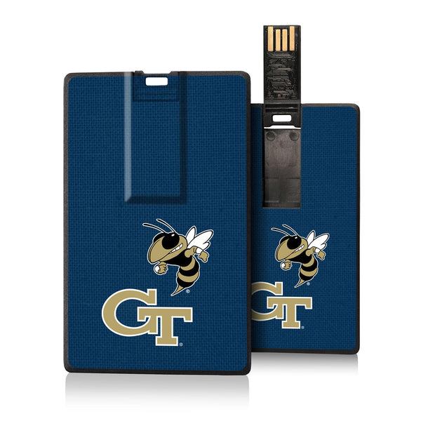 Georgia Tech Yellow Jackets Solid Credit Card USB Drive 32GB