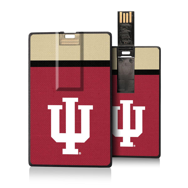 Indiana Hoosiers Stripe Credit Card USB Drive 32GB