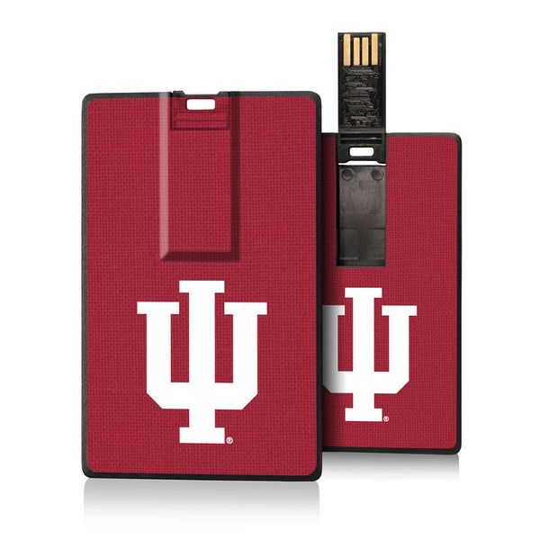Indiana Hoosiers Solid Credit Card USB Drive 32GB