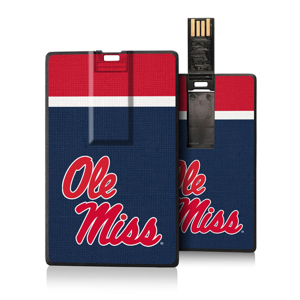 Mississippi Ole Miss Rebels Stripe Credit Card USB Drive 32GB