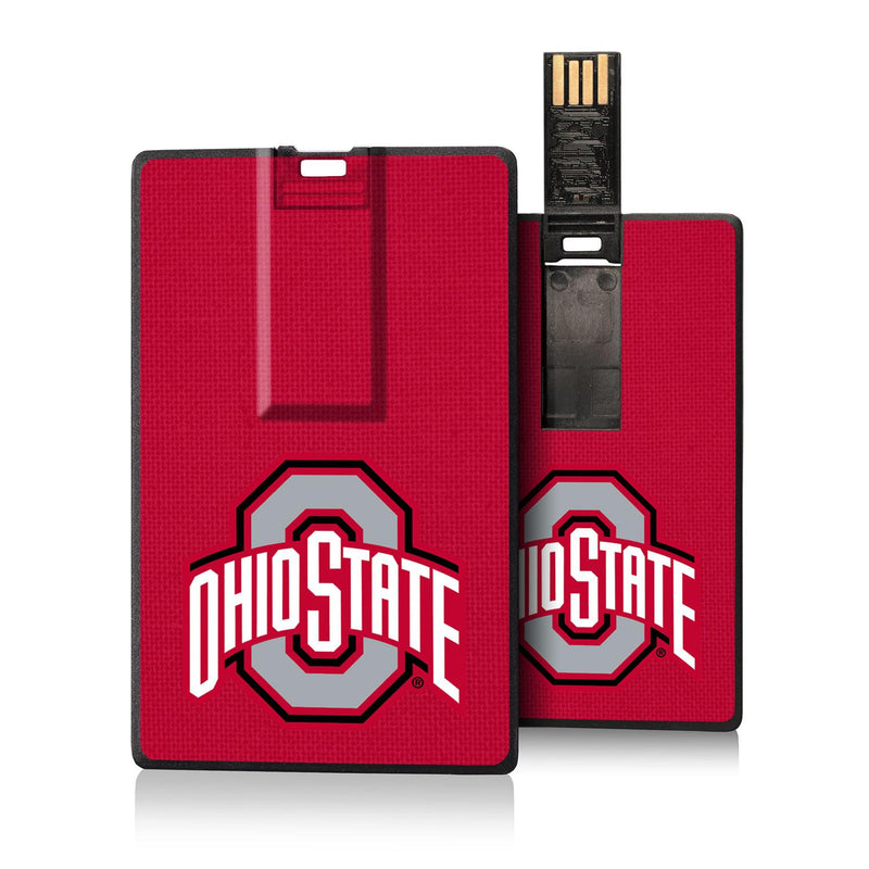 Ohio State Buckeyes Solid Credit Card USB Drive 32GB