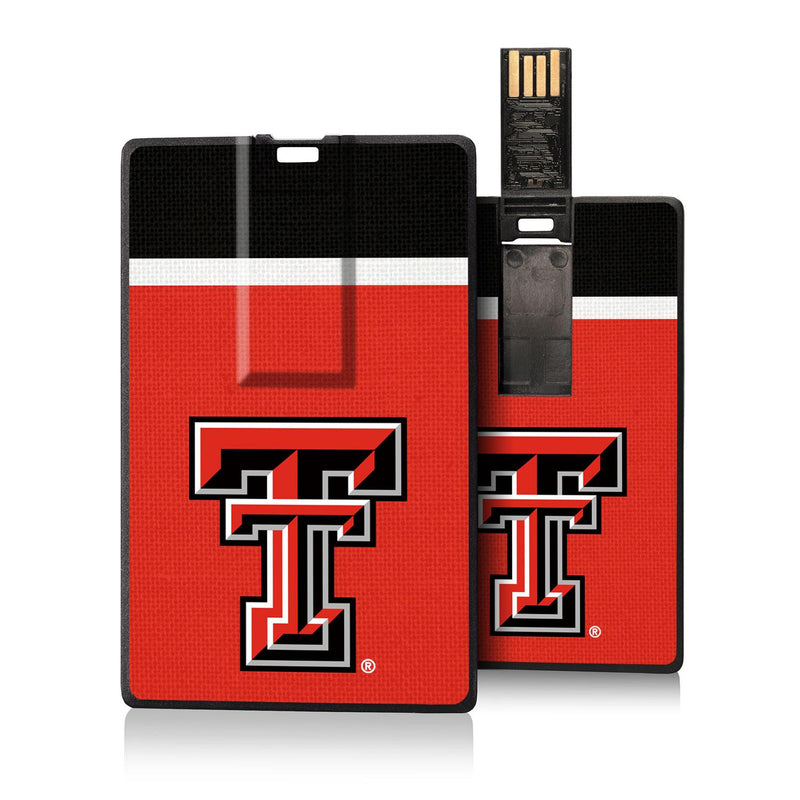 Texas Tech Red Raiders Stripe Credit Card USB Drive 32GB