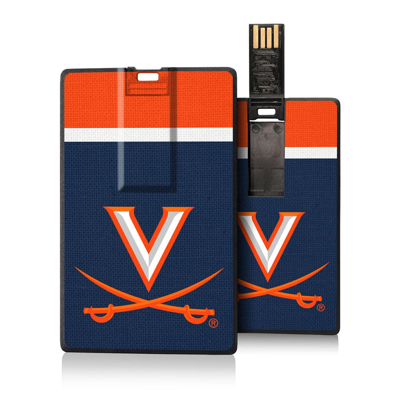 Virginia Cavaliers Stripe Credit Card USB Drive 32GB