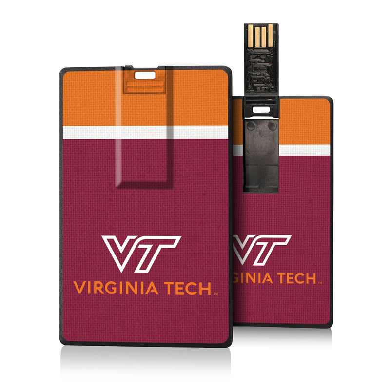 Virginia Tech Hokies Stripe Credit Card USB Drive 32GB