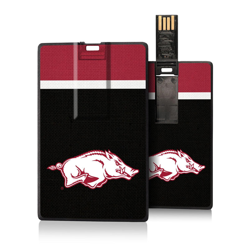Arkansas Razorbacks Stripe Credit Card USB Drive 32GB