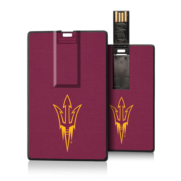 Arizona State Sun Devils Solid Credit Card USB Drive 32GB