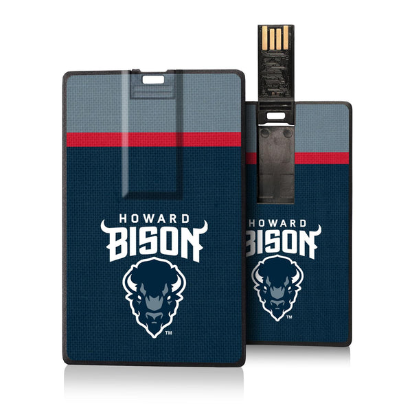 Howard Bison Stripe Credit Card USB Drive 32GB