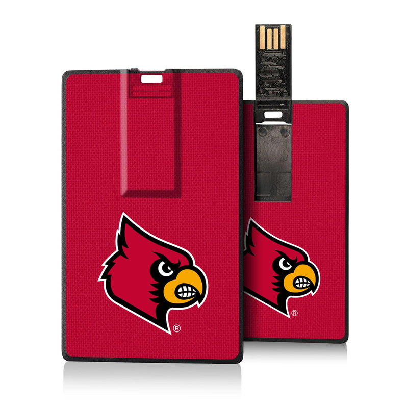 Louisville Cardinals Solid Credit Card USB Drive 32GB