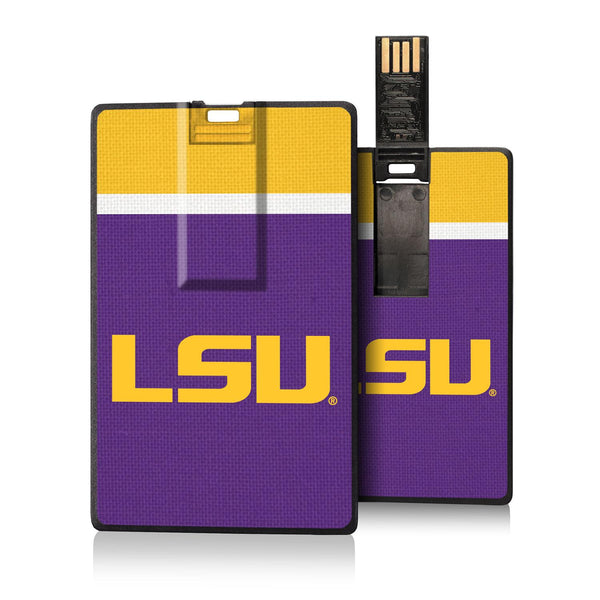 Louisiana State University Tigers Stripe Credit Card USB Drive 32GB