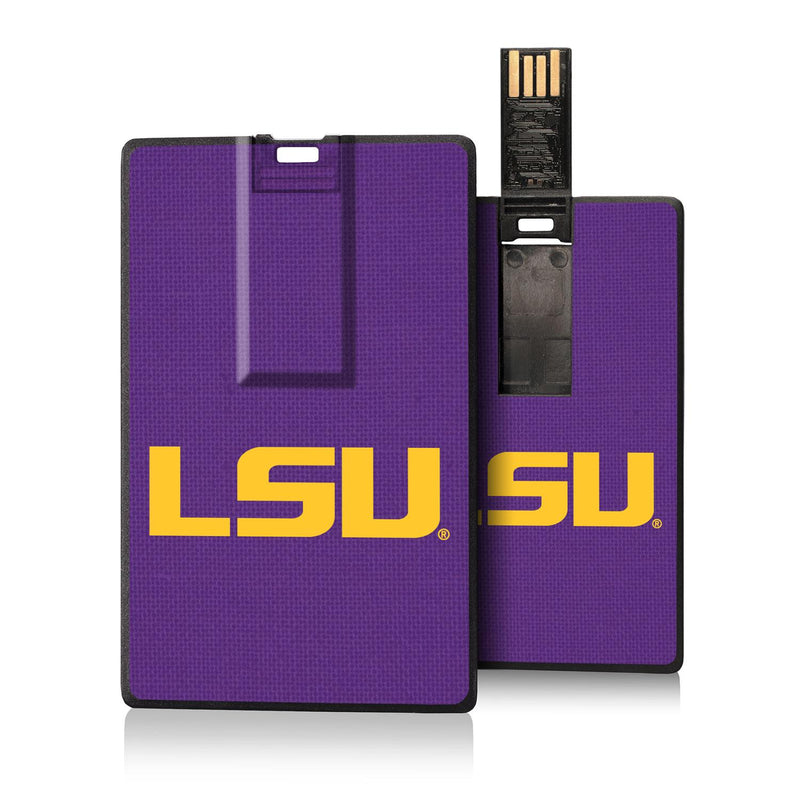 Louisiana State University Tigers Solid Credit Card USB Drive 32GB