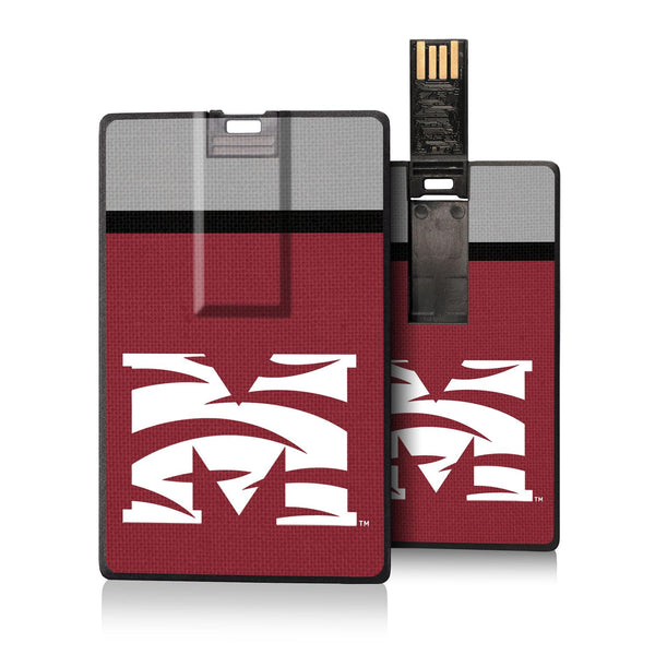Morehouse Maroon Tigers Stripe Credit Card USB Drive 32GB
