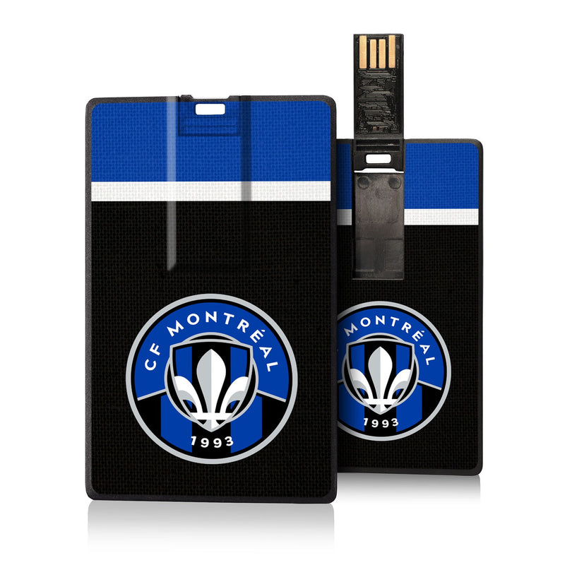 CF Montreal Stripe Credit Card USB Drive 32GB