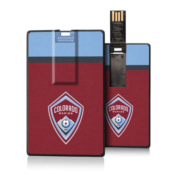 Colorado Rapids Stripe Credit Card USB Drive 32GB