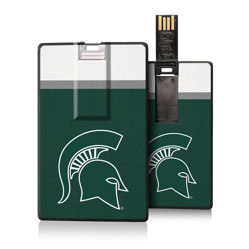 Michigan State Spartans Stripe Credit Card USB Drive 32GB