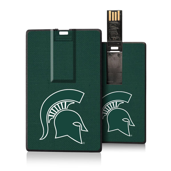 Michigan State Spartans Solid Credit Card USB Drive 32GB