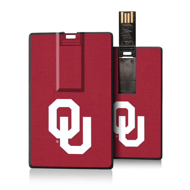 Oklahoma Sooners Solid Credit Card USB Drive 32GB
