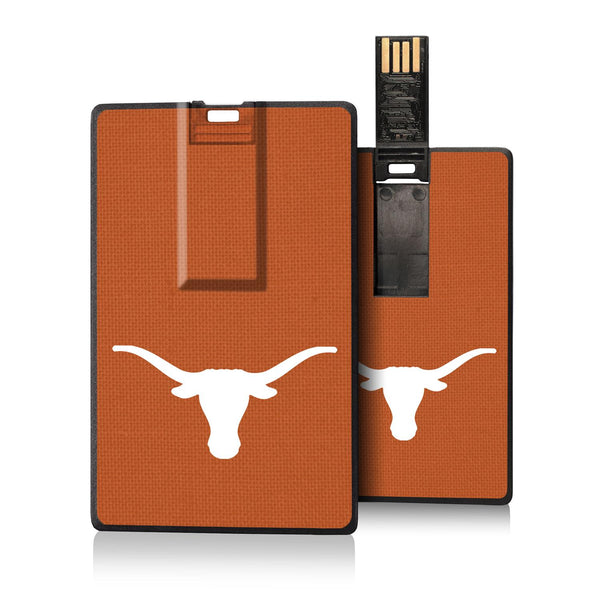 Texas Longhorns Solid Credit Card USB Drive 32GB
