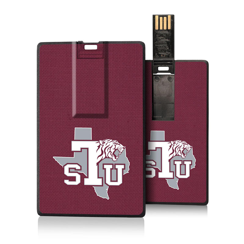 Texas Southern Tigers Solid Credit Card USB Drive 32GB