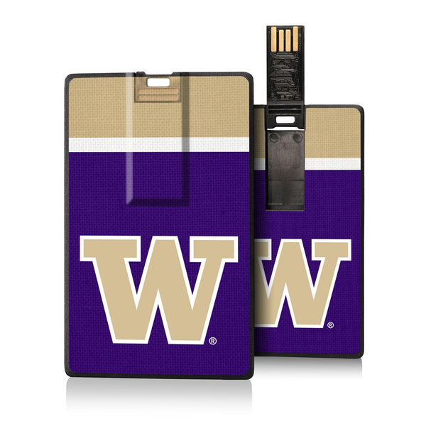 Washington Huskies Stripe Credit Card USB Drive 32GB