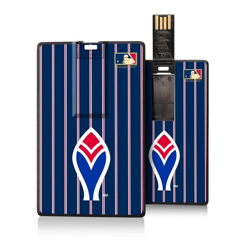 Atlanta Braves 1972-1975 - Cooperstown Collection Pinstripe Credit Card USB Drive 32GB