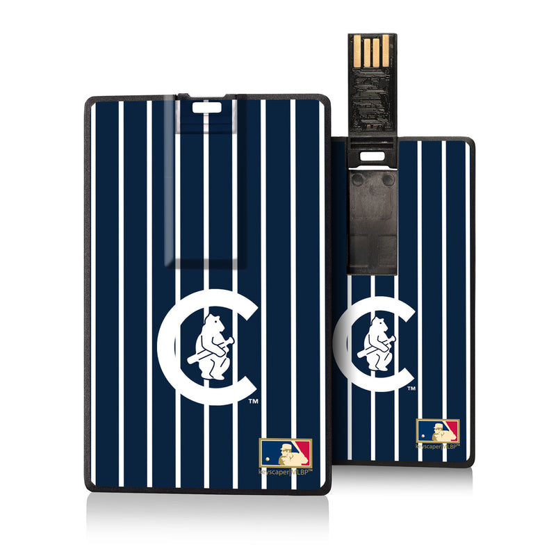Chicago Cubs Home 1911-1912 - Cooperstown Collection Pinstripe Credit Card USB Drive 16GB