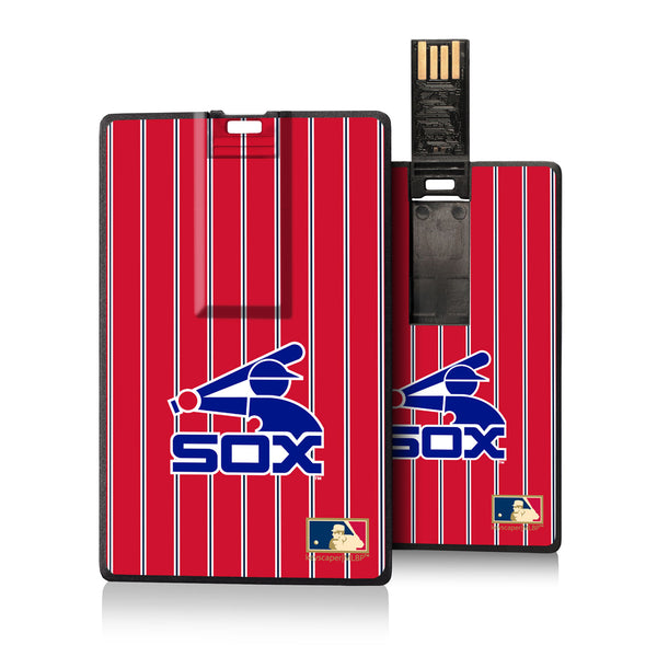 Chicago White Sox 1976-1981 - Cooperstown Collection Pinstripe Credit Card USB Drive 16GB